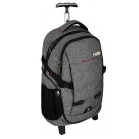 Рюкзак школьный Optima на колесиках 17'' Grey (O97473) - Топ Продаж!