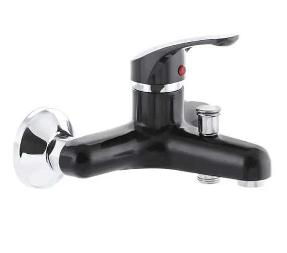 Змішувач для ванни Plamix Afina-009 Чорний (без шланга і лійки) (PM0566)