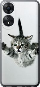 Чехол на Oppo A78 5G Летящий котёнок "2322u-3169-17620"