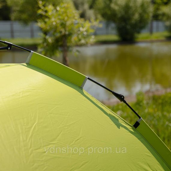 Намет кемпінговий 2 на 2 метри автоматичний для риболовлі походу туристичний LU-019M Салатовий | Зображення 6