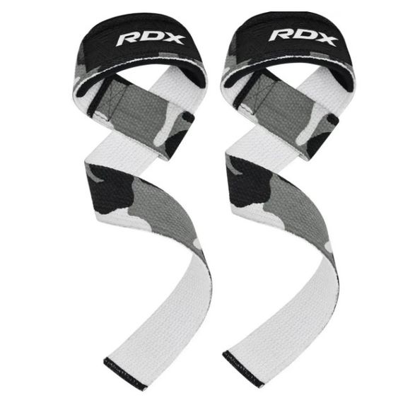 Лямки для тяги RDX W1 Gym Single Strap Camo Gray Plus (WAN-W1CG+)