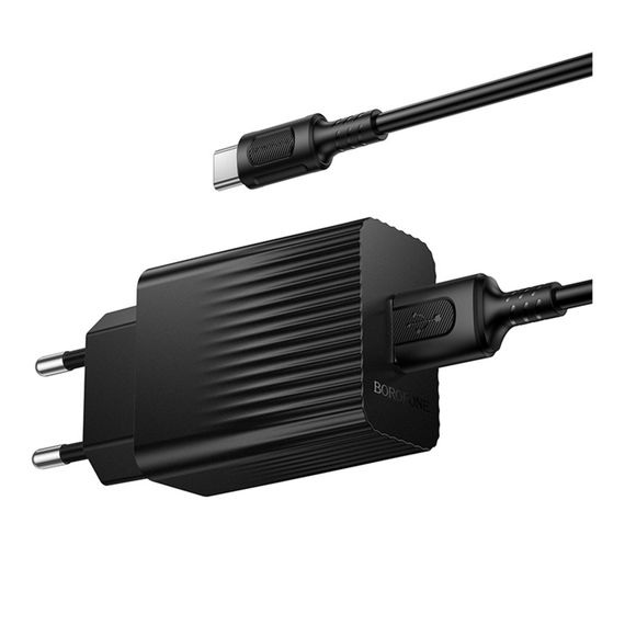 Сетевое Зарядное Устройство Borofone BAS72A 1USB QC 18W+USB to Type-C | Зображення 6