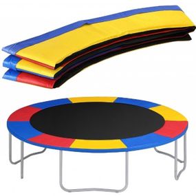 Накидка на пружини для батута Atleto 374 см 12 ft захист пружин різнокольоровий (42411720)