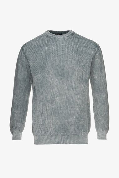 Джемпер однотонний чоловічий Kaptan 2222 XL Сірий shop (2000990775689) | Зображення 6