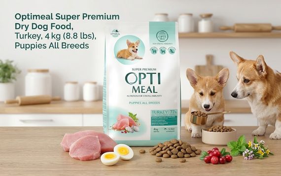 Сухой корм для щенков Optimeal Puppy All Breeds Turkey (с индейкой) | Зображення 3