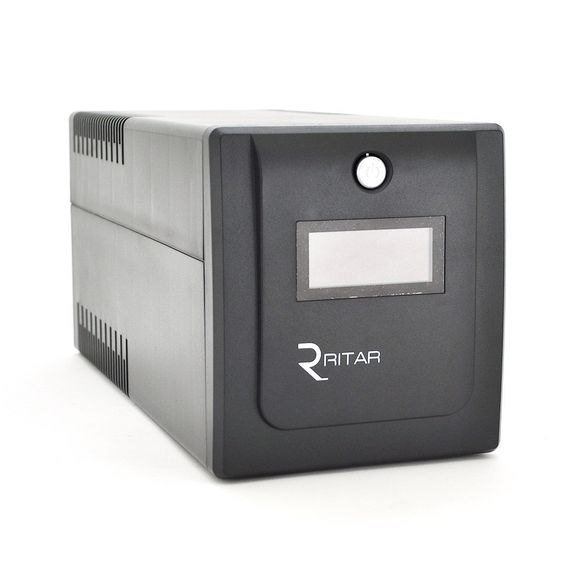 ДБЖ Ritar RTP1500 (900W) Proxima-D, LCD, AVR, 3st, 4xSCHUKO socket, 2x12V9Ah, plastik Case ( 460 x 225 X 245 ) 11, 9 кг Q2