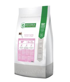 Сухий корм для цуценят всіх порід Nature's Protection Junior All Breeds Lamb з ягнятком 18 кг