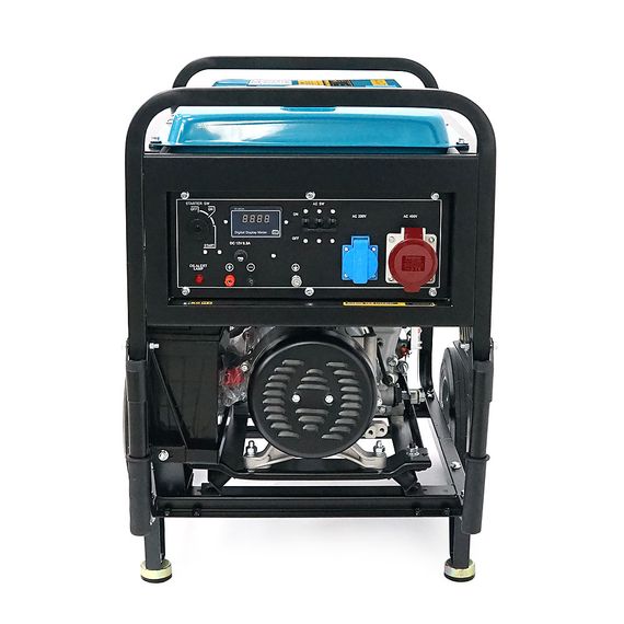 Дизельний генератор FULL FDK10000LE3, трехфазный 230/380V, 50Hz, 9.4kVA/7.5kW, бак 12,5 л, витрата 2 л/год, ручний/стартер (без | Зображення 2