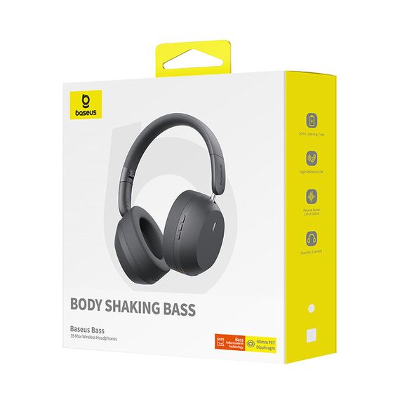 Накладні бездротові навушники Baseus Bass 35 Max (A00070800) | Зображення 6