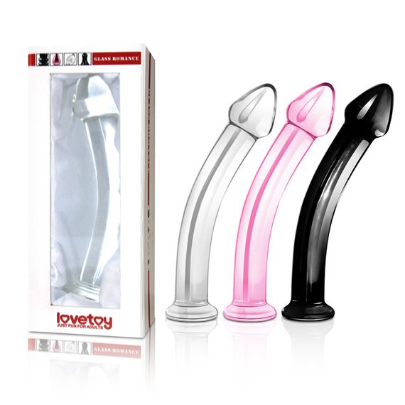 Фаллоимитатор - Glass Romance 7.5" Black sexstyle | Зображення 2