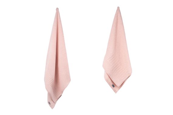 Набір рушників махрових Ardesto Lotus, 50х90см, 70х140см, 2шт, 100% бавовна, пудровий (ART2357PW) | Зображення 2