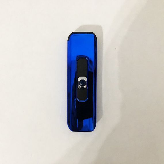 Спіральна сенсорна електрична usb запальничка синя | Електронна запальничка VU-700 спіральна подарункова | Зображення 4