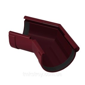 Угол желоба наружный 135°. 90/75 Водосточные системы Rainway (Ренвей). красный