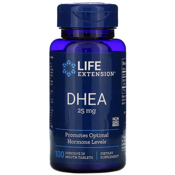 ДГЕА Life Extension DHEA 25 mg 100 Tabs LEX-60710