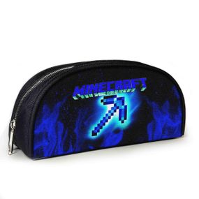 Пенал шкільний Minecraft Кирка 23х10х8 см з принтом для хлопчика (02844)