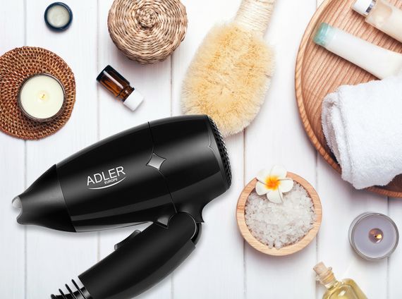 Фен для волосся Adler AD 2251, 1400 Вт, складна ручка, дорожній, концентратор | Зображення 5