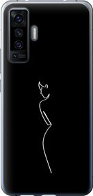 Чехол на Vivo X50 Силуэт1 "4590u-1955-17620"