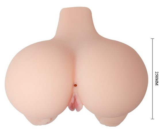 Мастурбатор с двойной вибрацией и двумя входами LyBAILE - Pussy & Ass hole, BM-009115 Sex Aura | Зображення 8