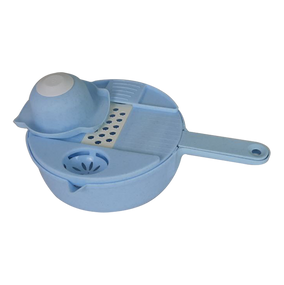 Овочерізка шатківниця з контейнером Multifunctional Cutter 9in1 Блакитна