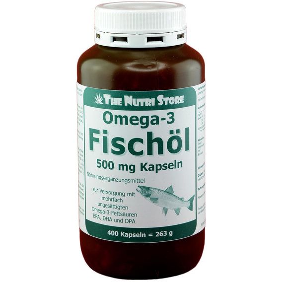 Омега 3 The Nutri Store Omega-3, Fish Oil 500 mg 400 Caps ФР-00000096