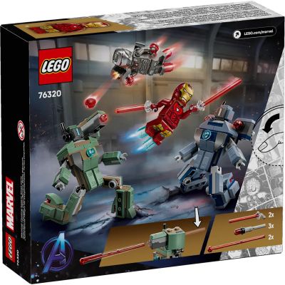 Конструктор LEGO Super Heroes Залізна людина та Бойова Машина проти Хаммер Дронів (76320) | Зображення 7