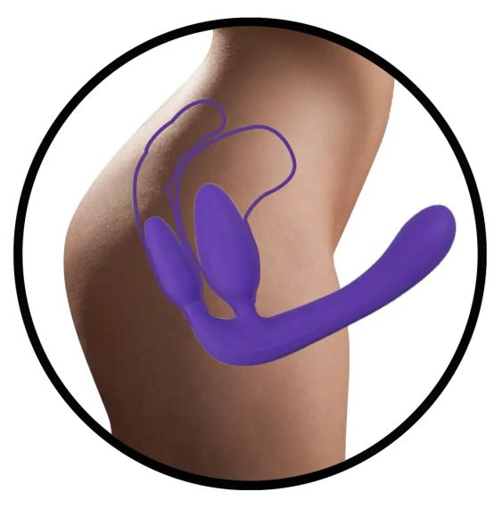 Страпон безременевий анально-вагін. Sex Aura | Зображення 3