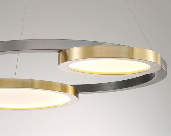 Люстра світлодіодна підвісна LED світильник для квартири на стелю лед 26748 Чорний 35-150х55х80 см. | Зображення 6