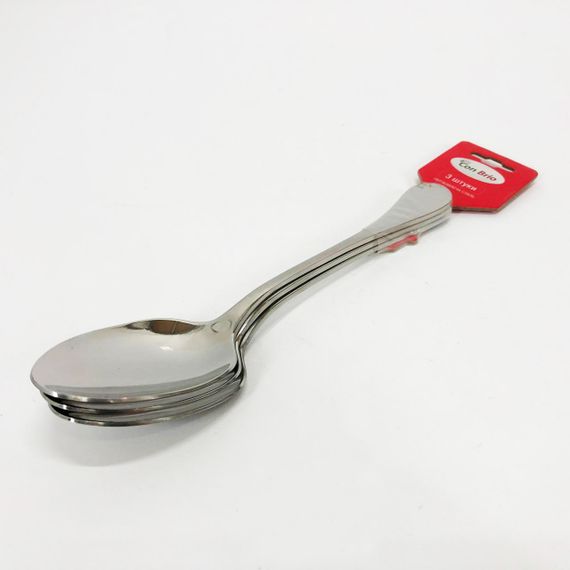 Набор столовых ложек Con Brio 3 шт CB-3208 XK-14 | Зображення 5