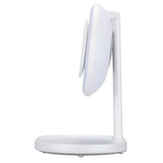 Дзеркало для макіяжу з підсвічуванням овальне Біле