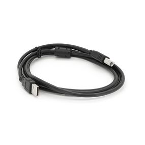 Кабель USB 2.0 AM/BM,1.8m,1 феррит,черный,Пакет Q250