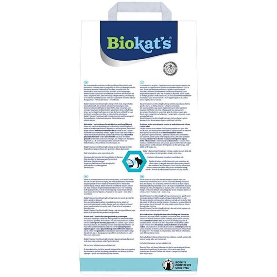 Наповнювач туалету для котів Biokat's Diamond Care Vet Line 10 л бентонітовий (4002064613802) | Зображення 2