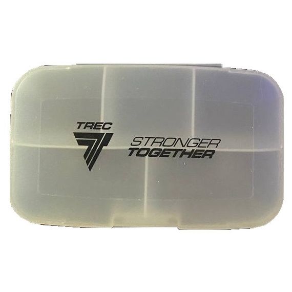 Таблетниця (органайзер) для спорту Trec Nutrition Pillbox "stronger together" Transparent