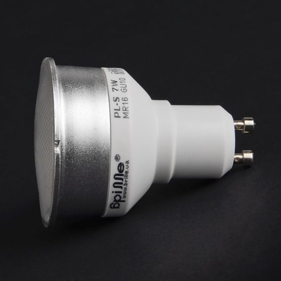 Лампа энергосберегающая 7W GU10 WW MR16 (PL-S) 220V | Зображення 2