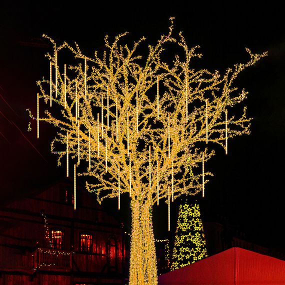 Гирлянда метеоритный дождь Springos 3 м 144 LED CL1214 Warm White | Зображення 2