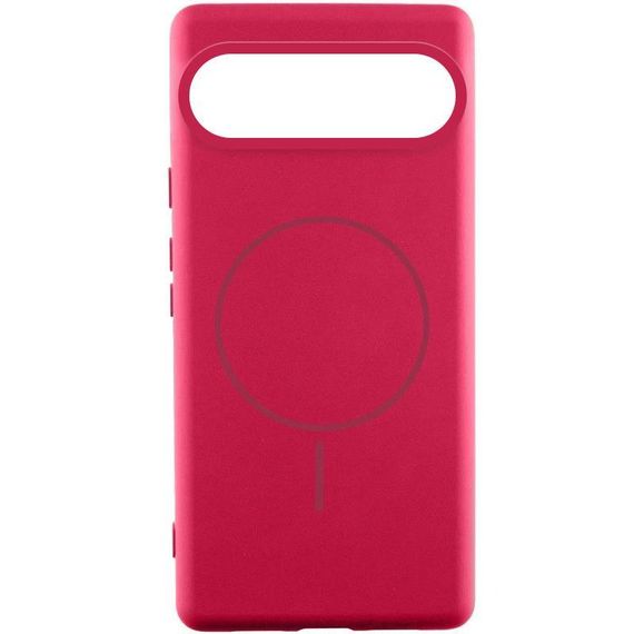 Чохол Silicone Cover Lakshmi (AA) with Magnetic Fit для Google Pixel 10 / 10 Pro Червоний / Rose Red
