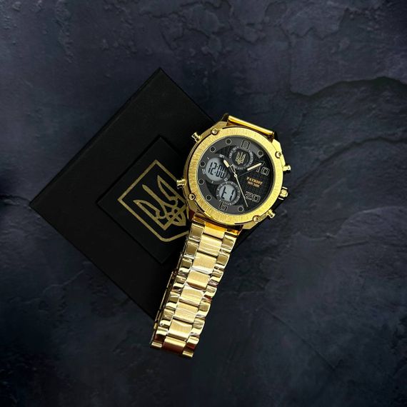 Patriot 017 Тризуб Золото Gold-Black-White Steel | Зображення 3