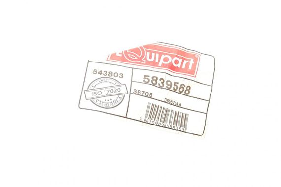 Кронштейн кріплення бампера переднього R VW Passat 05-10 5839568 | Зображення 1
