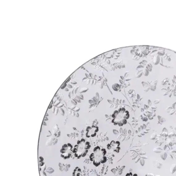 Килимок для сервірування столу Flowers 38 см, срібло HP-36327-12G | Зображення 1