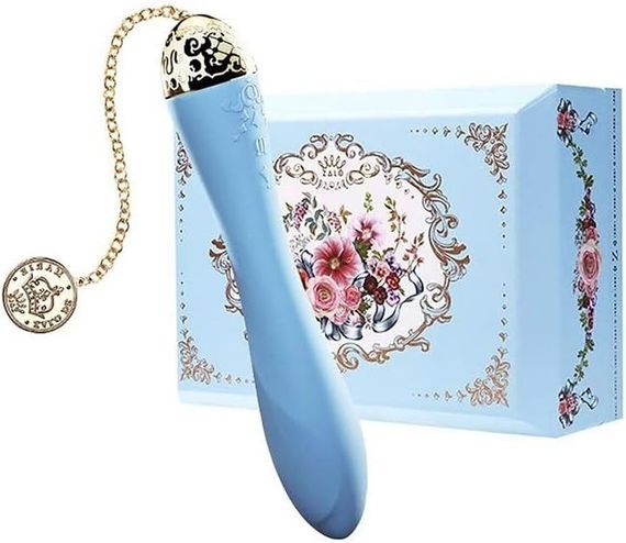 Вібратор універсальний силіконовий Zalo Marie-Rouge блакитний sexstyle