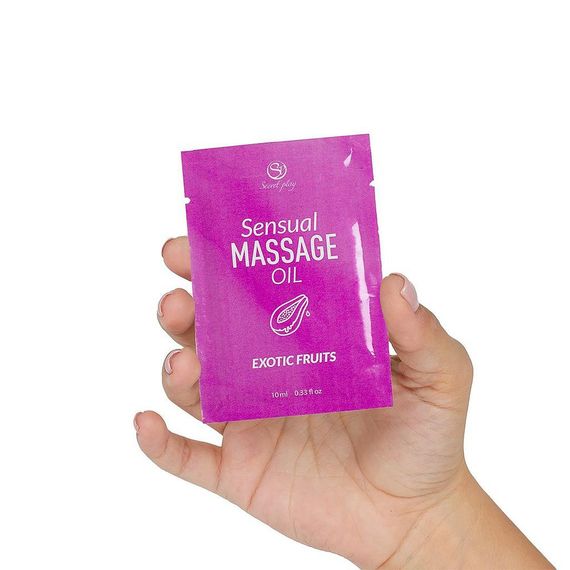 Масажна олійка - Exotic Fruits Massage Oil, 10 мл | Зображення 1