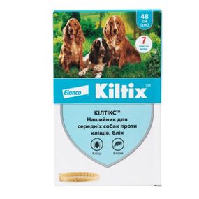 Нашийник від бліх та кліщів для собак Elanco Kiltix, 48 см