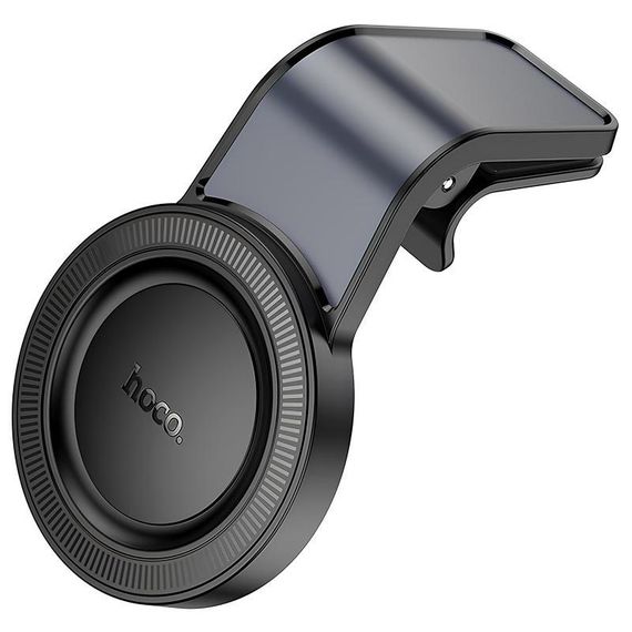 Автотримач Hoco H59 Show ring magnetic (L air outlet) Black / Metal gray | Зображення 6