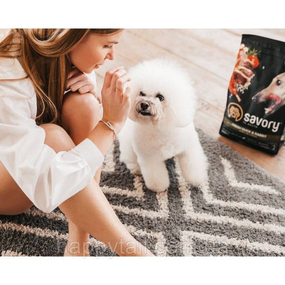 Корм Savory Adult All Breeds для собак всех пород (утка и кролик), холистик, 3 кг | Зображення 3