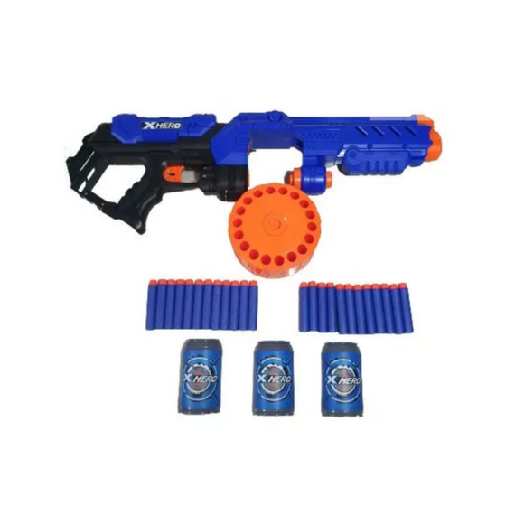 Бластер Nerf Burst Flyweel XHero для дітей, Пістолет дитячий з м'якими кулями   знижка