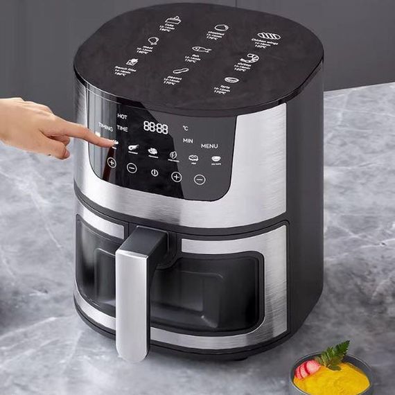 Аерофритюрка для смаження без масла Domotec MS-3221 3500W 7 л | Зображення 1