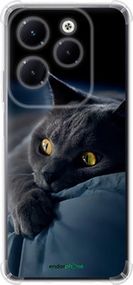Чохол на Infinix Hot 40 Димчастий кіт "825sp-3503-2448"