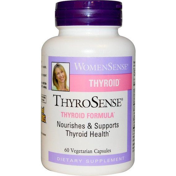 Комплекс для профілактики щитовидної залози Natural Factors WomenSense ThyroSense Thyroid Formula 60 Veg Caps NFS04940