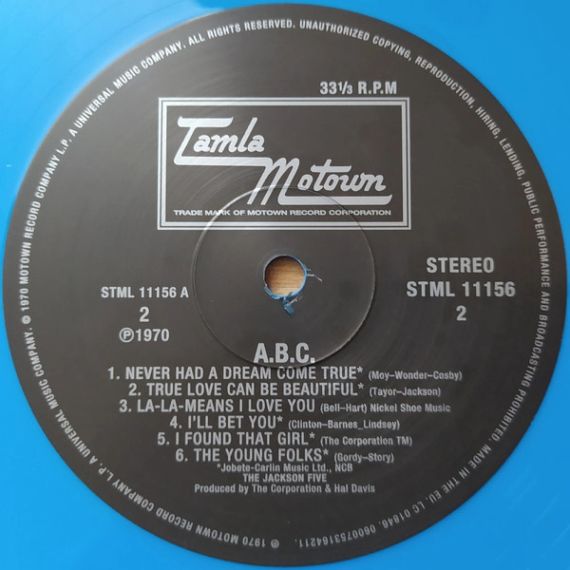Вінілова платівка The Jackson 5 - ABC (Blue Vinyl) [LP] | Зображення 3