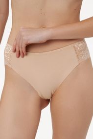 Трусики сліпи Luna Debora L5180T з мереживом Бежеві S