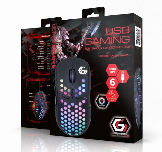 Оптична ігрова мишка Gembird MUSG-RAGNAR-RX400, USB інтерфейс | Зображення 3